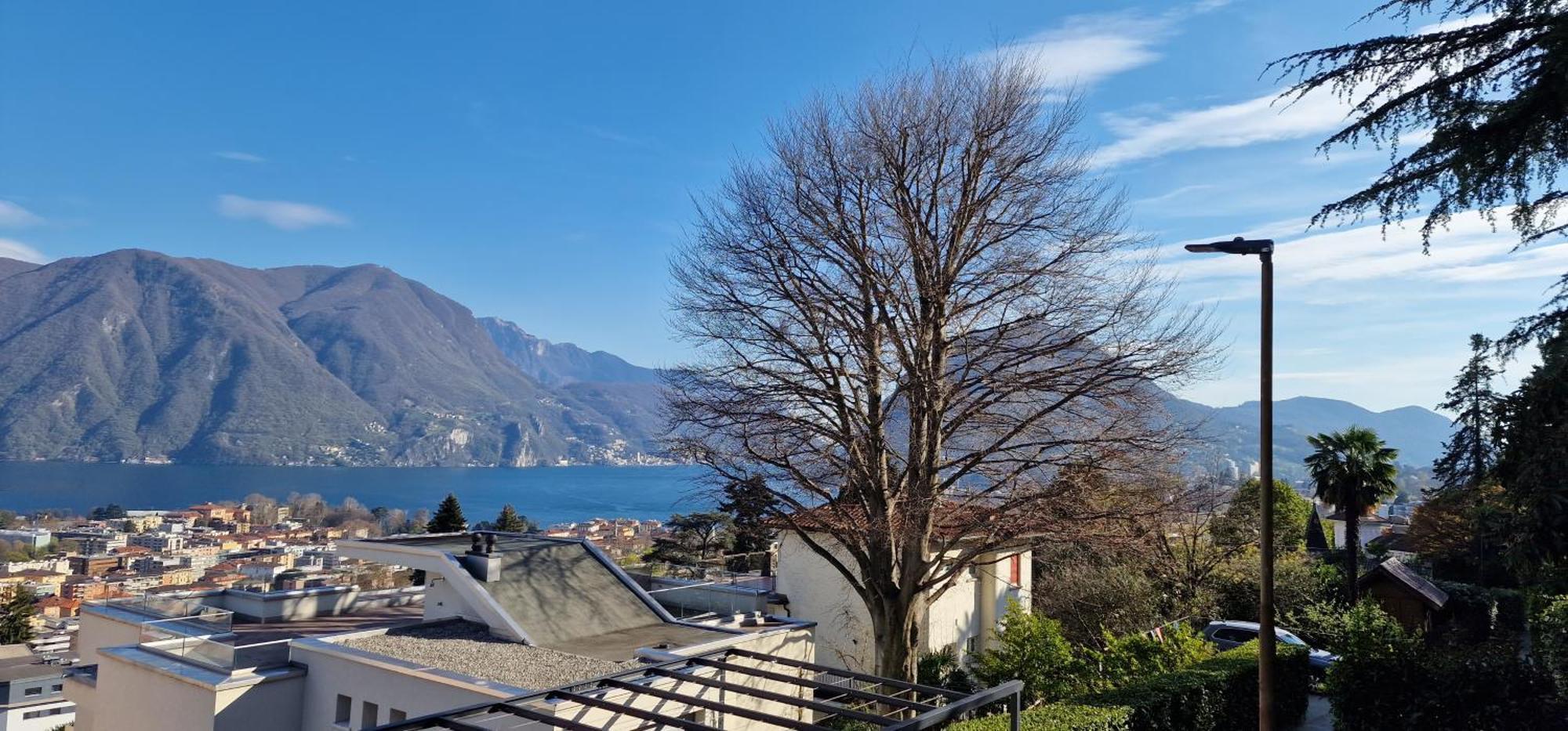 Lugano Lakeview Apartment With Self Check-In & Private Parking On Request Kültér fotó